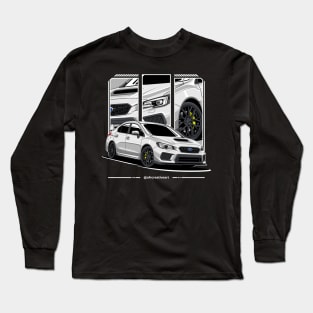 Subie Impreza WRX STi Special (White) Long Sleeve T-Shirt